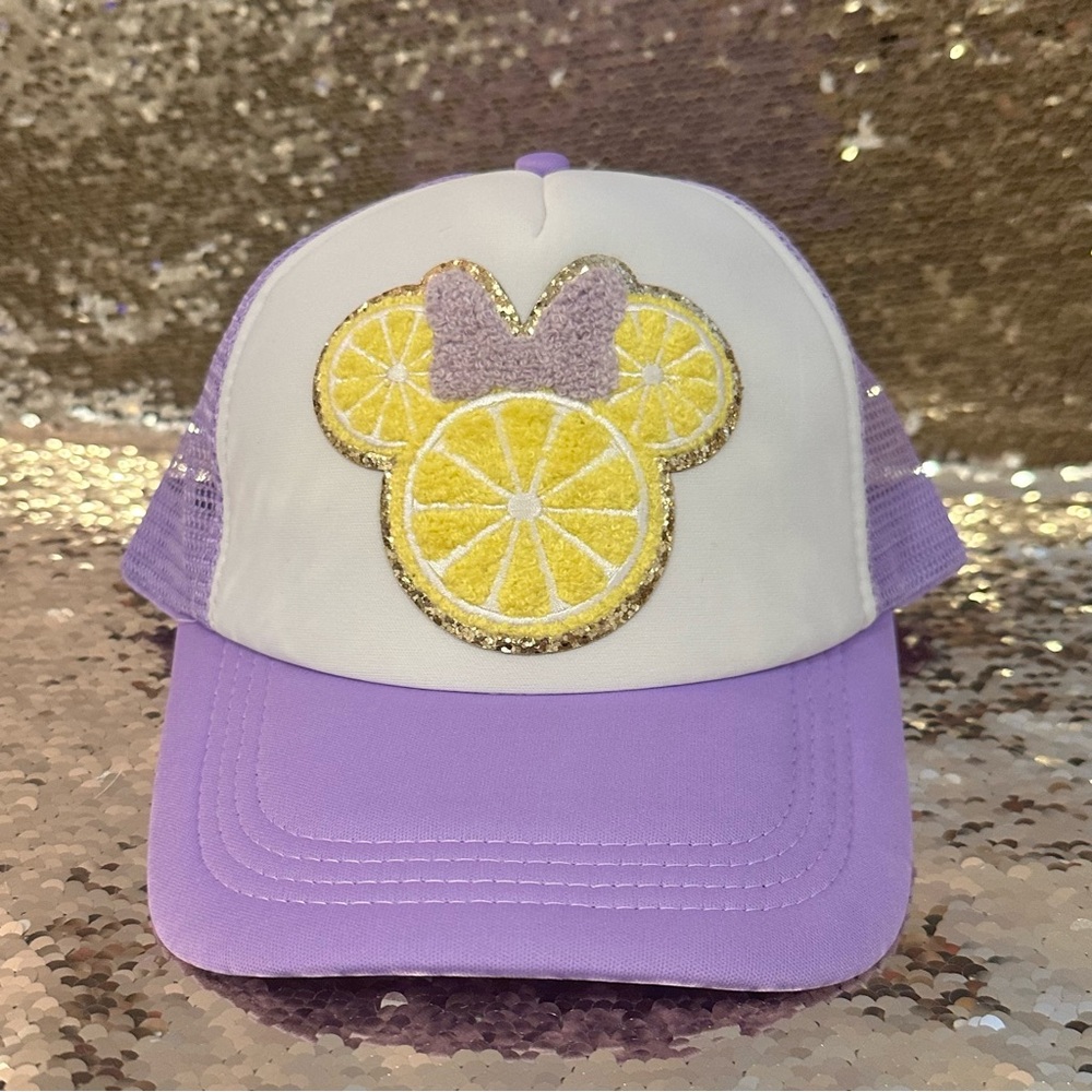 Lavender and Lemon Minnie Ball Cap